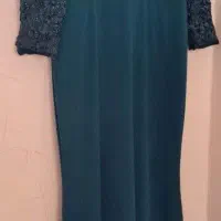 پیراهن بلند مجلسی گیپور سایز 4xl