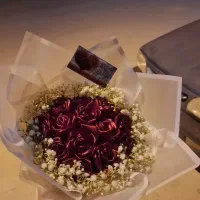 دسته گل‌ربانی(روبانی) زائر و دسته گل عروس