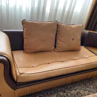 مبل چرمی ، ال ، دست دوم ، کاملا سالم