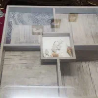 مبل ۷نفره ومیزجلومبلی به همراه دوتاعسلی وکمدبچه