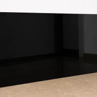 گلس برد مشکی تمیز و سالم ، مناسب محیط اداری