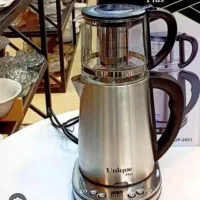 چای ساز چایساز یونیک استیل بوش دسینی گرم کن دار