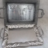 دوتا سینی  معاوضه با قابلمه  ،تابه و شیر جوش چدن