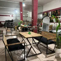 میز و نیمکت چوبی مدل گلاره