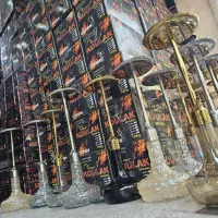 قلیان کرنو سیلور و طلایی تنوع زیاد تنگ