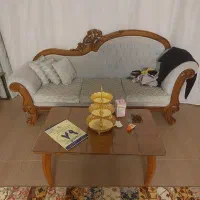 سرویس مبلمان و میزناهارخوری ویترین مناسب جهیزیه