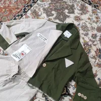 ست کت کراپ شلوارست اسپرت کت جین