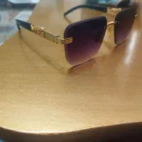 عینک آفتابی وارداتی لاکچری (حکاکی ببر + شیشه بنفش)