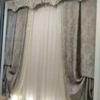 پرده سلطنتی رنگ طوسی