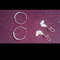 کوشواره سه بعدی وگوشواره حلقه ای
