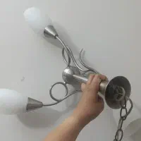 لوستر سه شاخه نو