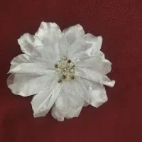 گل ساتن جواهر دوزی