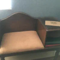 میز تلفن ساخته شده با چوب راش