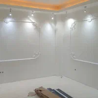 نصب ابزار گچبری پیش ساخته گچ بری قاب بندی اجرای گچ