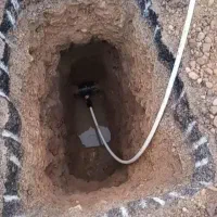 کشیدن انشعاب اب ازخط اصلی شاه لوله