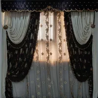 پرده چهار لایه تمیز