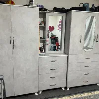 کمدلباس و رخت اویز و جارختخوابی و میز ارایش