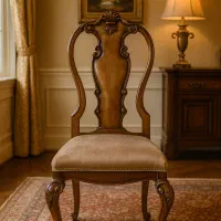 ۸ عدد صندلی ناهارخوری کلاسیک مدل Chippendale