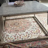 میز جلو مبلی استیل نقره ای|مبلمان خانگی و میز عسلی|تهران, شیرازی|دیوار