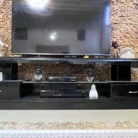 زیر تلویزیون شیشه ای و چوبی ام دی اف خارجی