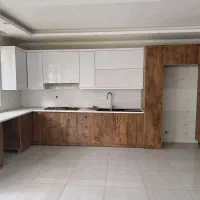 کابینت سفید گردویی تمام پاک چوب