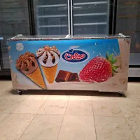 فریزر بستنی  درب شیشه ای