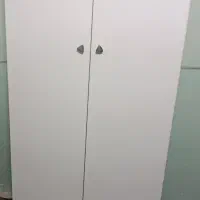 کمدام دی اف درب دارسفیدرنگ  وترولی ام دی اف