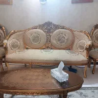 یک دست مبلمان نه نفره استیل