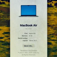 Macbook Air 13 M2 2022 8 512|رایانه همراه|تهران, حافظیه|دیوار