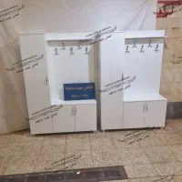 جالباسی و جاکفشی الماس چوب (طول ۱۲۰ × ۳۵ × ۱۸۵ )|جاکفشی، کمد، دراور|تهران, اوقاف|دیوار