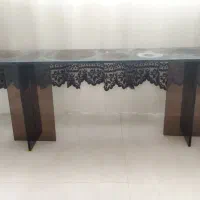 میز شیشه ای سه تیکه