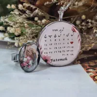 انگشتر رزینی دستساز با عکس دلخواه(هدیه خاص)