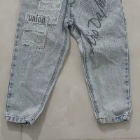 شلوار لی بچگانه دور کمر کشی