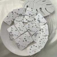 پک گوشواره میخ نقره اقتصادی