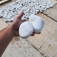 قلوه سنگ سفید سایز پرتقالی