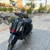 موتور سیکلت وسپا مشکی ۱۶۰سی سی