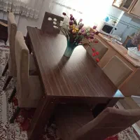 میز ناهارخوری شش نفره سالم