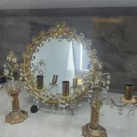 آینه شمعدان قدیمی