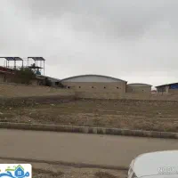 فروش زمین۲۰۰۰ متری صنعتی همراه سوله پشت شهر فرش