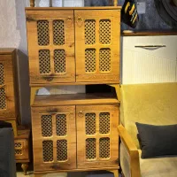 جاکفشی پنجره ای بلوط دو درب زرکالا مدل 4