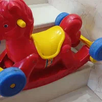 اسب چرخ دار اسباب بازی