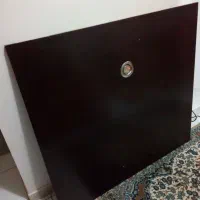 تخته ام دی اف دورو روکش دار۱۱۰×۱۱۰فندوقی تیره