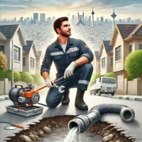 لوله بازکنی رباط‌کریم آبشناسان خانه سازمانی پرندک