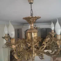 لوستر برنزی ۶شاخه و ۵شاخه