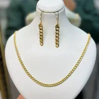 گردنی نیم ست طلا