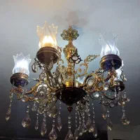 لوستر برنز ۶شاخه