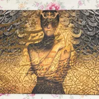 تابلو چاپی روی بوم کاملا سالم