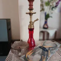 قلیان چوبی و برنجی|صنایع دستی و سایر لوازم تزئینی|فردیس, خیام شرقی|دیوار