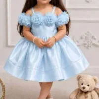 لباس  مجلسی پرنسسی زیبا جنس ساتن درجه یک