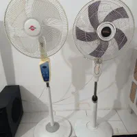 دو تا پنکه ایستاده کنترلی سالم پرتاب باد قوی